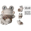 LED lauko šviestuvas - dekoracija PELĖDA, įkraunama saulės energija, 14x14,5x15x5cm
