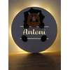 LED lempa 30 cm su pavadinimu PERSONALIZUOTAS DINOZAURAS