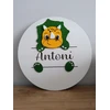 LED lempa 30 cm su pavadinimu PERSONALIZUOTAS DINOZAURAS