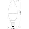 Avide LED lemputė 4.5W B35 E14 4000K