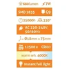 LED lemputė Avide 7W G9 4000K