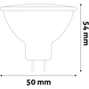 LED lemputė Avide 6W GU5.3 12V 3000K