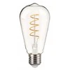 LED lemputė BESK ST64 6W E27 3000K Šilta balta