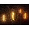 Bikuvalt 4W LED dekoratyvinė filamentinė lemputė, E27, dūmų sp., 1800K