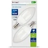 V-tac 5,5W LED lemputė, E14, žvakės formos, 2700K, 2vnt pakuotėje