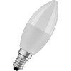 LED lemputė OSRAM, E14, B40, žvakės formos, 4,9W, 2700K, RGBW, 470 lm, matinė, su pulteliu