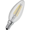 LED lemputė OSRAM Filament, E14, B40, žvakės formos, 4W, 4000K, 470 lm, non-dim, skaidri