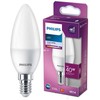 LED lemputė PHILIPS, B35, E14, 5W (=40W), 4000K, 470 lm, šaltai baltos sp.