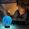 LED NAKTINĖ LAMP KREPŠINIO KREPŠINIO KREPŠINIO 3D GIMTADIENIO DOVANA