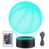 LED NAKTINĖ LAMP KREPŠINIO KREPŠINIO KREPŠINIO 3D GIMTADIENIO DOVANA