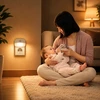 LED NAKTINĖ LEMPA DUSK JUDĖJIMO JUDĖJIMO LIZDAS 3 REŽIMAI SUSISIEKTI SU NEXOO
