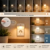 LED NAKTINĖ LEMPA DUSK JUDĖJIMO JUDĖJIMO LIZDAS 3 REŽIMAI SUSISIEKTI SU NEXOO