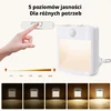LED naktinis apšvietimas, sutemų judesio jutiklis, ryškumo reguliavimas, 3 režimai, 2 vnt