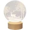 LED naktinis šviestuvas HENSKE 3D NIGHT LIGHT, 3D, šiltai geltona sp, 10x10x3,5cm