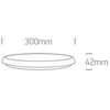 Bikuvalt 18W LED plafonas, baltas, 3000K, 67368/W/W