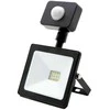 Besk Led prožektorius 10W IP44 4000K Su jutikliu Juodas