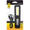 LED prožektorius ENTAC, IP20, 1W+3W, 250lm, pakraunamas USB, 15,5 x 4 x 2,5 cm