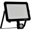 LED prožektorius OSRAM LUX, IP65, 50W, 4000K, 4500lm, su judesio davikliu, juodos sp.