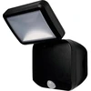 Solar Plus 4W LED sieninis lauko šviestuvas, juodas, 4000K, su baterija ir judesio davikliu, IP54