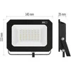 LED prožektorius Simpo IP65 Emos 30W 3000Lm 4000K juodas