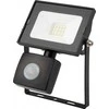 LED prožektorius SPECTOR LIGHT, IP44, 10 W, 4000 K, 800 lm, su judesio davikliu, juodos sp.