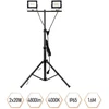 LED prožektorius su stovu SPECTOR LIGHT Tripod, IP65, 2 x 30 W, 2 x 2400 lm, h1,6 m