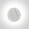Bikuvalt 3W + 5W LED sieninis šviestuvas- skaitymo lempa, baltas, 3000K, 65746B/W/W
