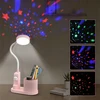 LED SKAITYMO STALINIS LAMPAS Mergaitėms, Vaikams, Rožinė naktinė lemputė
