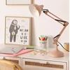 Led Stalinė lempa FLEXO metalo sp. pastelowa rožinė