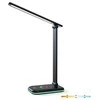 Bikuvalt 7W LED stalo šviestuvas NOBLITE, juodas, 3000/4000/6500K/RGB, dimeriuojamas