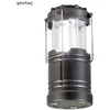 LED stovyklavimo žibintas ENTAC, IP54 3W 120lm, įkraunamas saulės energija/3xAA/USB