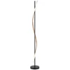 LED toršeras EGLO GRISOLIA, 20 W, 2500 lm, 4000 K, juodos sp, 22 x 22 x 129 cm