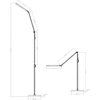 LED toršeras G.LUX GD-BENO-F, 13W, 3000-5000K, 700lm, dimeriuojamas, juodos sp, 140cm