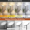 LED toršeras G.LUX,1x18W+1x5W,3000K-5000K,1600lm, juodos sp., su pultu (elementai neįeina)