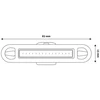 Pakraunamas dviračio žibintas Entac LED 2W USB
