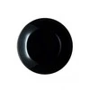 Lėkštė D25 cm stiklinė, juodos spalvos ZELIE Luminarc 00508