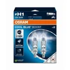 Bikuva.lt Mėlyna OSRAM Automobilinės lemputės COOL Mėlynas BOOST H1 80W 12V P14.5S 2vnt