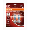 OSRAM Automobilinės lemputės NIGHT BREAKER LASER +150% H7 55W 12V PX26D 2vnt