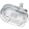 Lubinis šviestuvas Lena Lighting Plafoninis šviestuvas Oval Sim 60W E27 230V IP44 pilkas