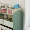 Lentyna dziecięcy ZONEKIZ su 6 wyjmowanymi pojemnikami su materiału, žalia
