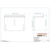Lentyna MEDICLINICS RPR2700CS Satino apdaila