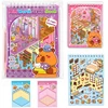 Letilo 3D Capybara Scrapbook Roombox DIY Mini House Miniatiūrinis namas x8