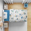 Letto Patalynė 100x160 + 40x60 DZIECIĘCA DO ŁÓŻECZKA BAWEŁNIANA 160x100 KOTY