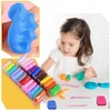 Lewer 96 Vnt. RINKINYS Plastilinas SENSO POLYMER CAY putplastis DOVANA VAIKAMS