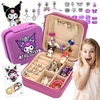 Lewer KUROMI BEADS RINKINYS ELEMENTAI CHARMS PAPUOŠALŲ APYRANKĖMS GAMINTI