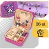 Lewer KUROMI BEADS RINKINYS ELEMENTAI CHARMS PAPUOŠALŲ APYRANKĖMS GAMINTI