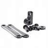 Lezyne E-Bike Aluminum Fork Mount šviesos laikiklis - juodas, aliuminis