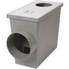 Lietaus trapas ZMM-MAXPOL, su dangteliu, 136 x 265 x 220 mm, DN110, pilkos sp.