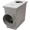 Lietaus trapas ZMM-MAXPOL, su grotelėmis, 136 x 265 x 220 mm, DN110, pilkos sp.
