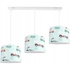 Light Home LAMPA SUFITOWA WISZĄCA ŻYRANDOL DZIECIĘCA ABAŻUR